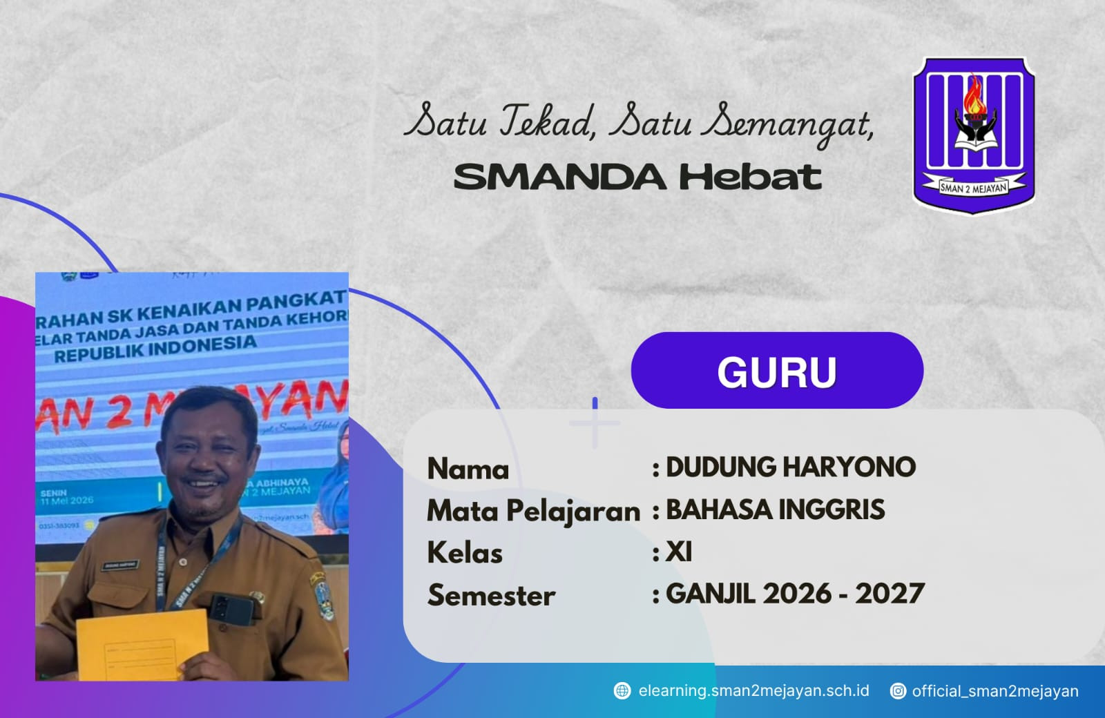 BAHASA INGGRIS LINTAS MINAT XI
