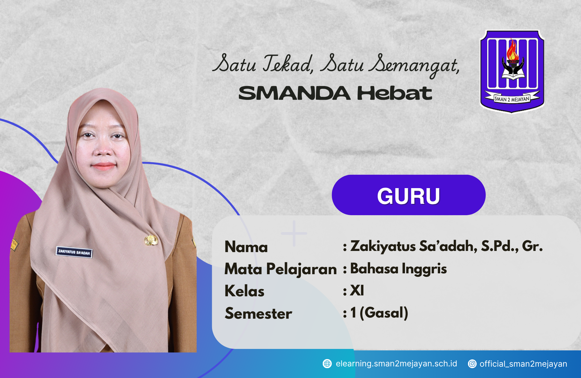 BAHASA INGGRIS KELAS XI GANJIL