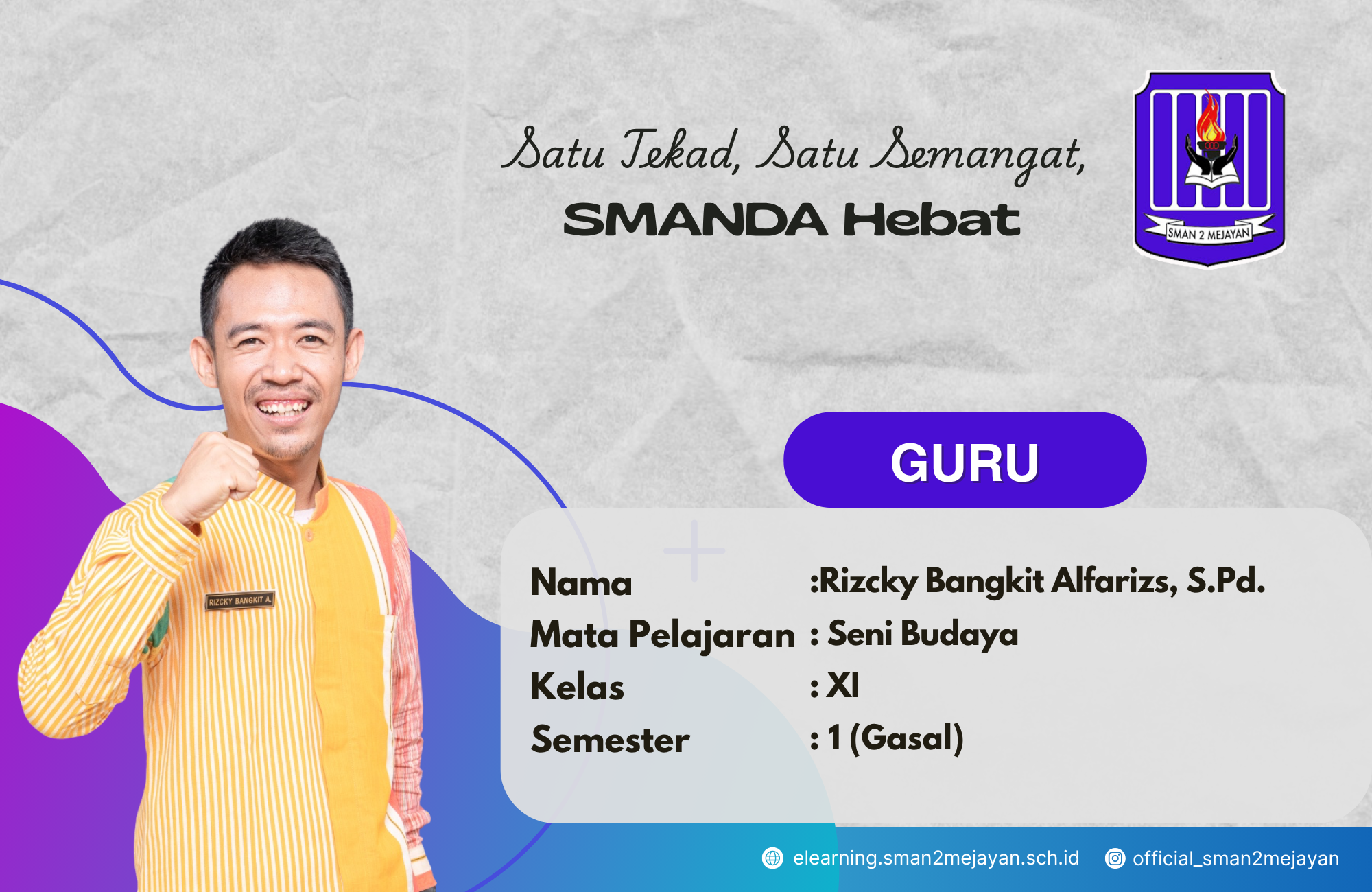 SENI BUDAYA KELAS XI
