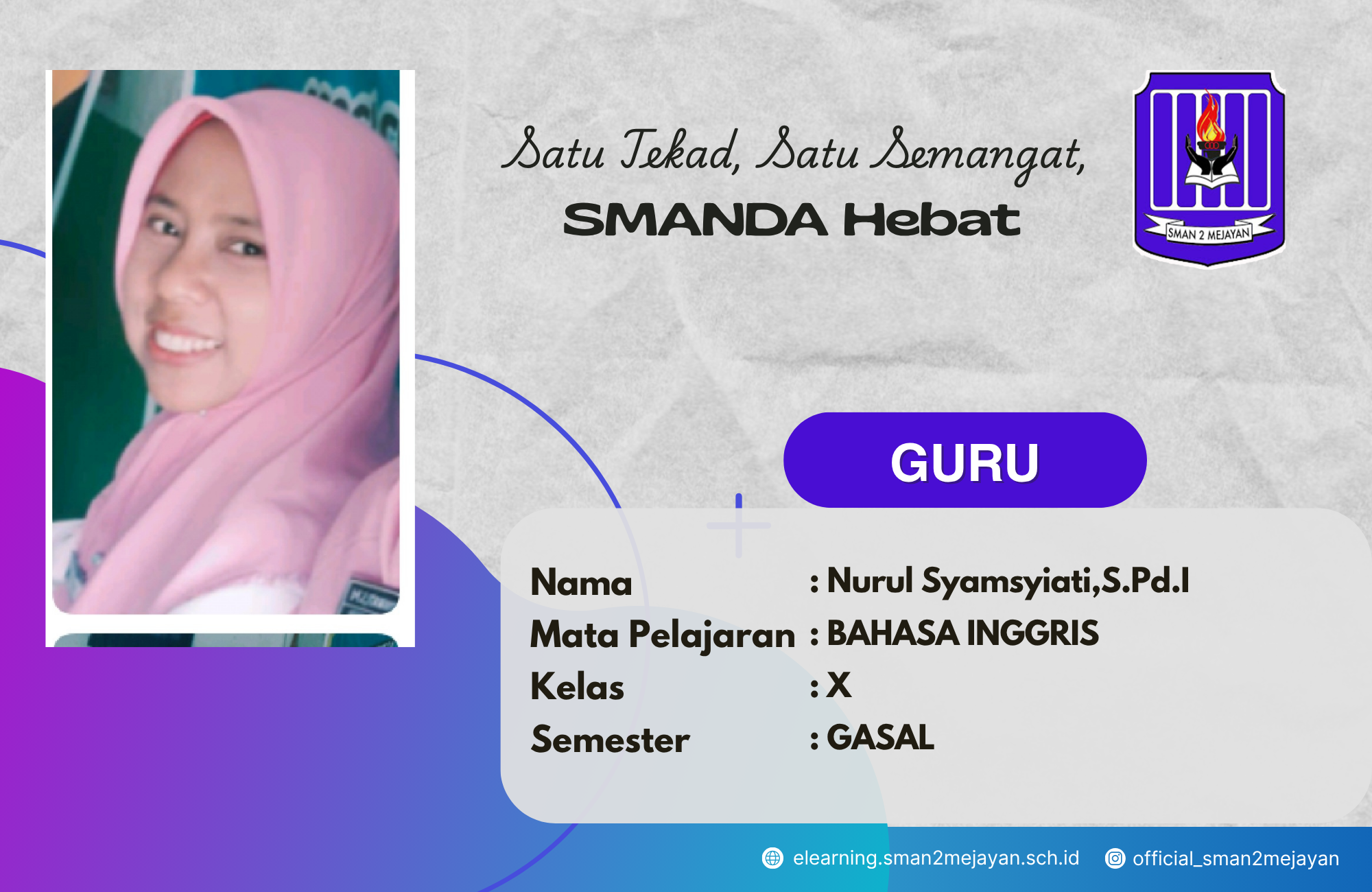 BAHASA INGGRIS KELAS X